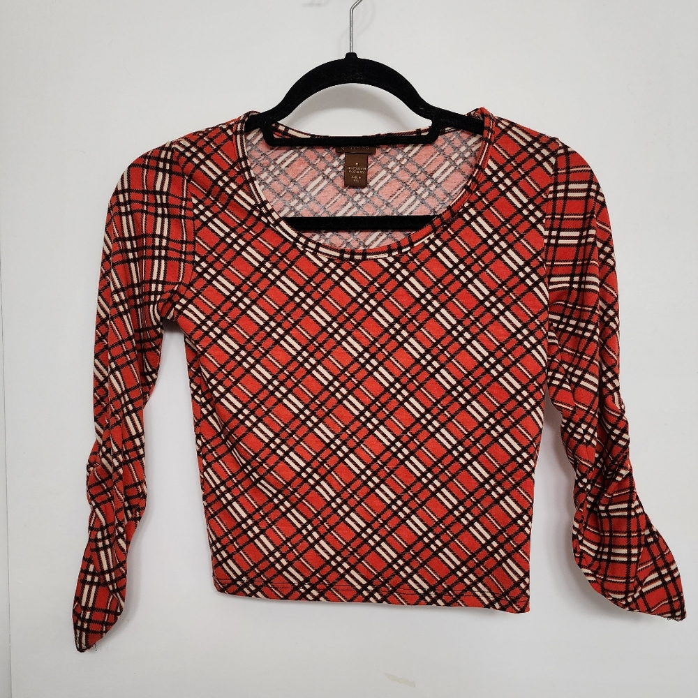 Copper Key red plaid shirt
